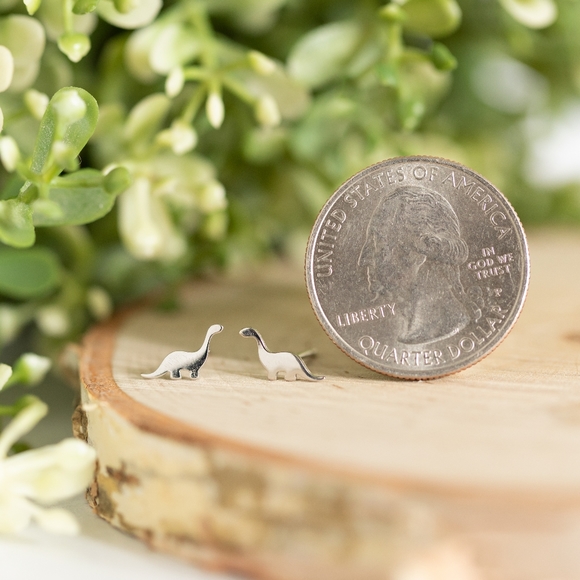 Tiny Dino Studs (S925) - Picture 7 of 7